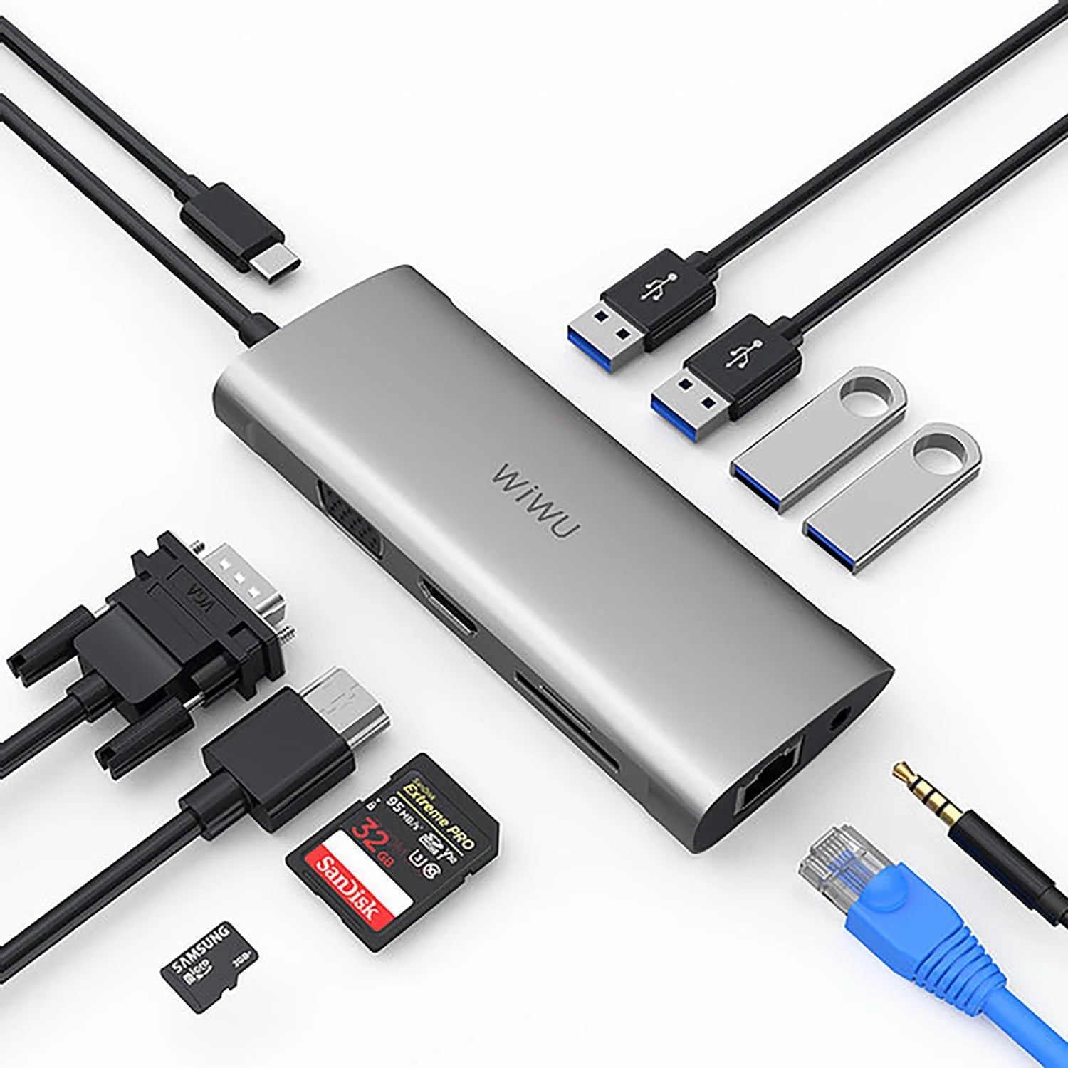 Wiwu Hub Alpha 11 in 1 Converter Wiwu Hub Alpha 11 in 1 Converter